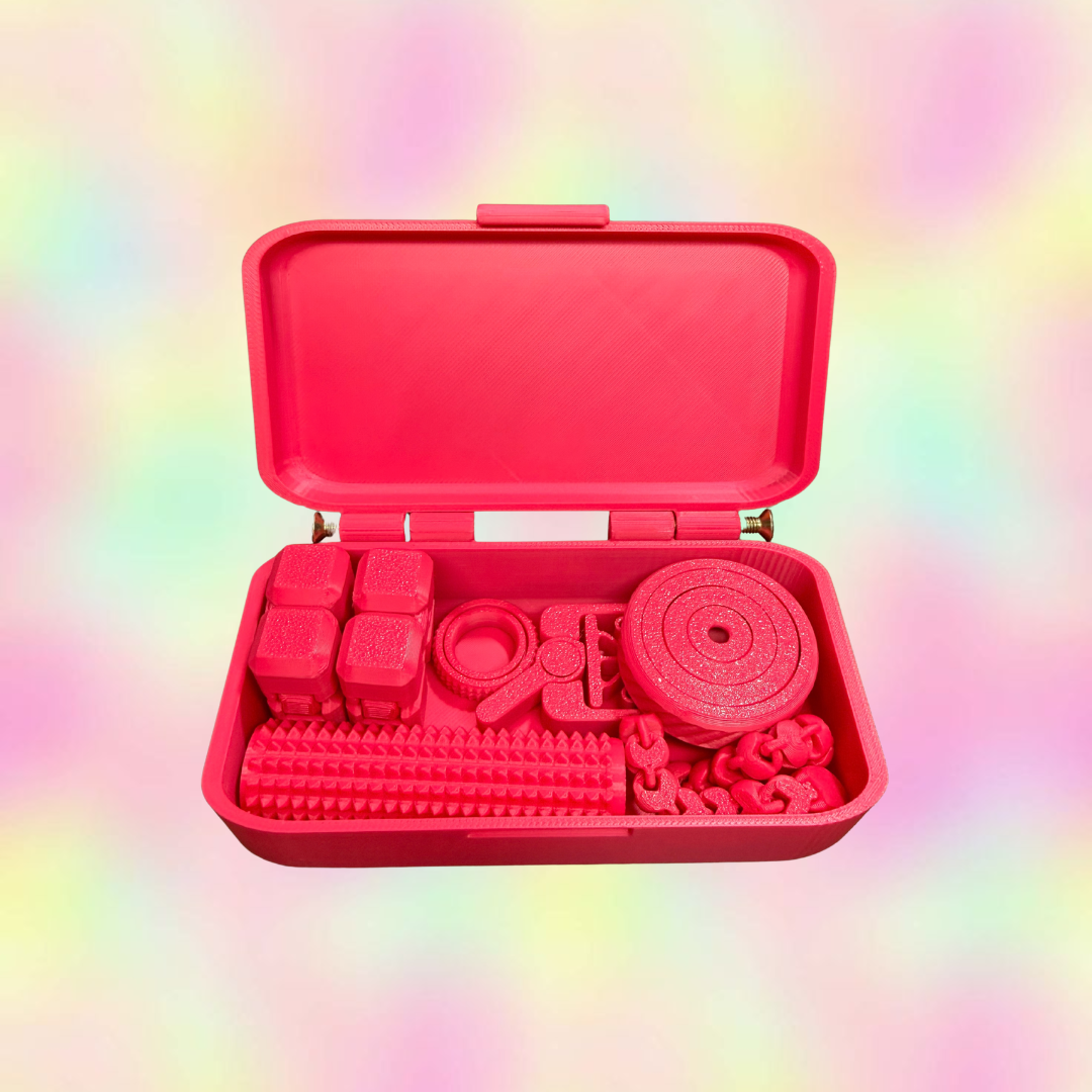 Mini Kit Sensorial Rosa - brinquedo educativo e sensorial CENTR3
