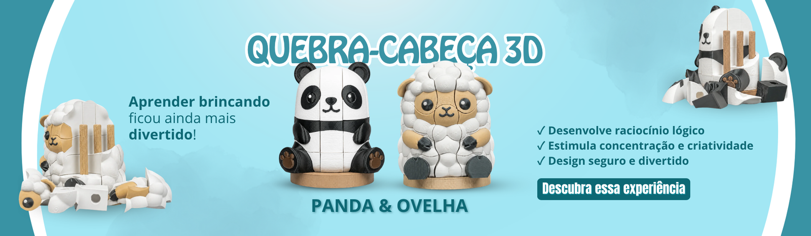 Quebra cabeça 3D